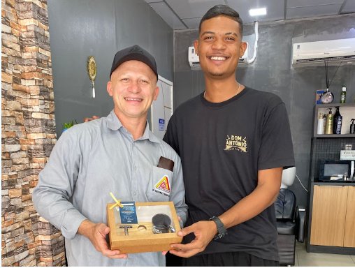 Cliente satisfeito Dom Antônio